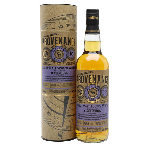 Blair Athol 10 Year 2009 Provenance Single Malt Scotch Whisky