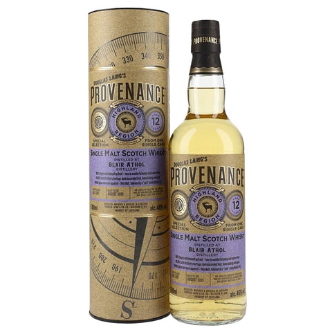 Blair Athol 12 Year 2007 Provenance Single Malt Scotch Whisky