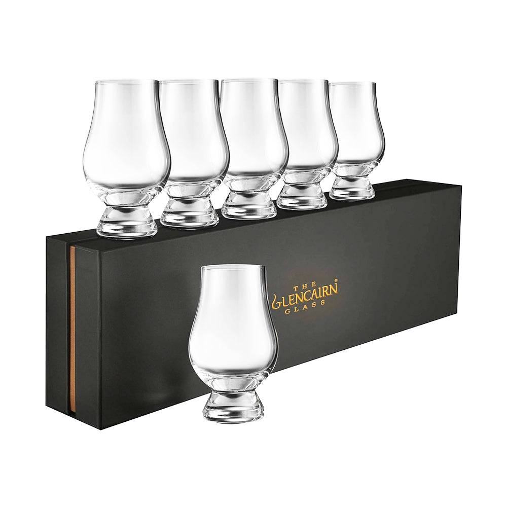 Vasos Glencairn Para Whisky - Juego De 6 Unidades En Caja De Presentación, Cristal Sin Plomo