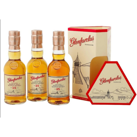Glenfarclas 15/21/25 Small Gift Pack