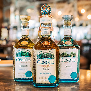 Cenote tequila range Anejo and Blanco and Reposado 13C Jordan Amman