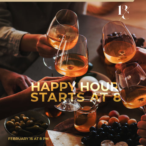 Happy Hour starts at 8!