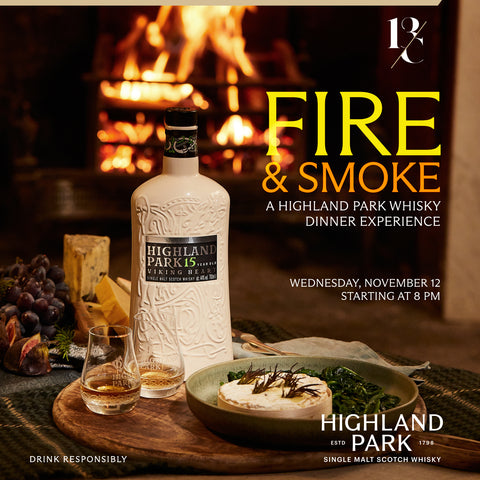 Fire & Smoke - A Highland Park Whisky Dinner Experience
