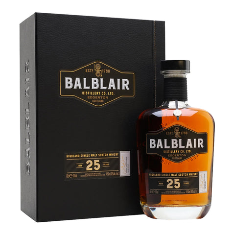Balblair 25 Year Single Malt Scotch Whisky