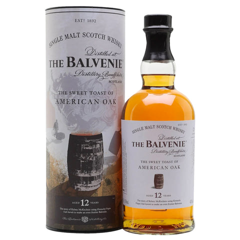 Balvenie 12 Year The Sweet Toast of American Oak Single Malt Scotch Whisky