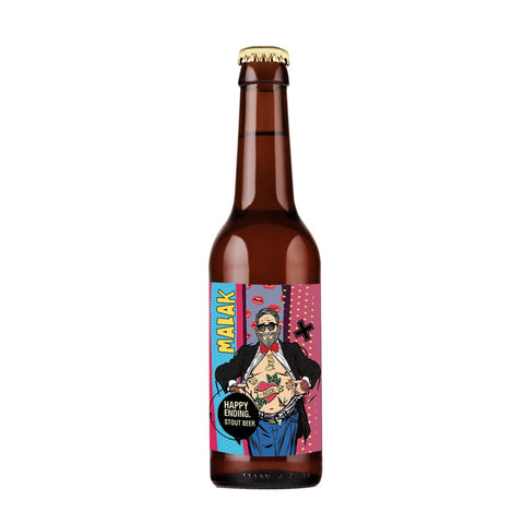 Malak Happy Ending Stout Beer