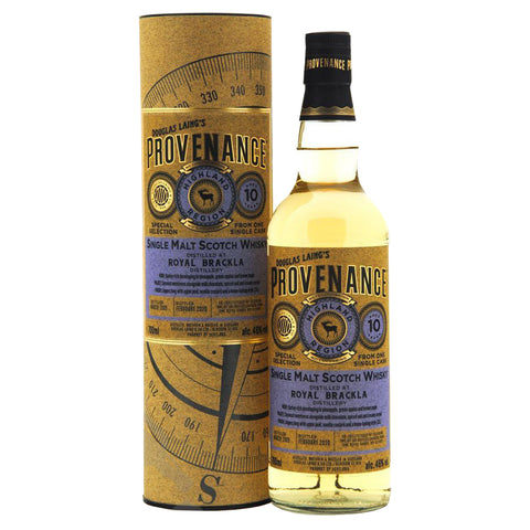 Royal Brackla 10 Year 2009 Provenance Single Malt Scotch Whisky
