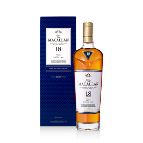 The Macallan Double Cask 18 Year Single Malt Scotch Whisky 2024 Release